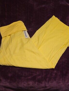 Bright Yellow Yoga Pants